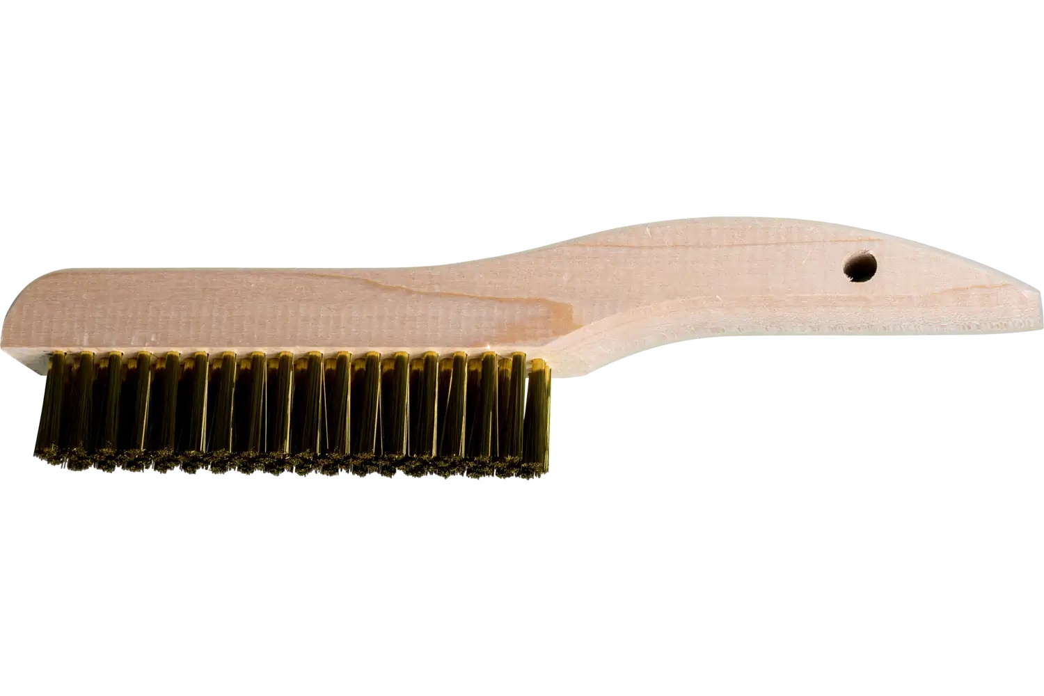 Picture of Pferd Shoe Handle Platers Brush 4 Rows .005 Brass Wire